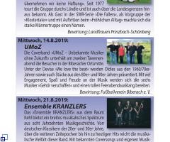 Tavernenabende Flyer Rückseite Tavernenabende Flyer Rückseite